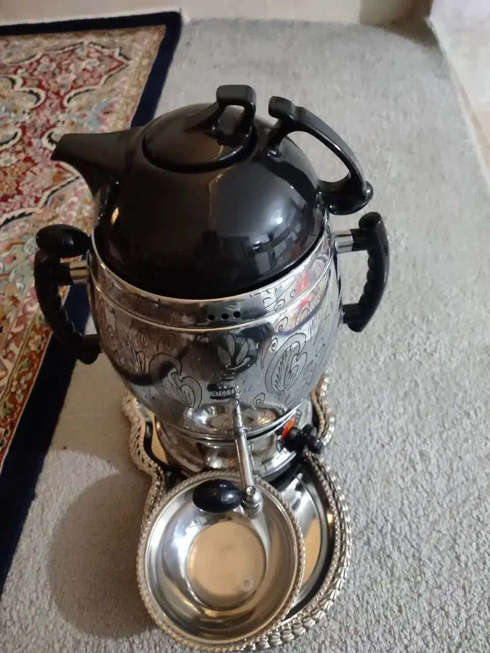 سماور بدون تنوره نو نو|سماور، چایساز، قهوهساز|قم, باجک دو|دیوار