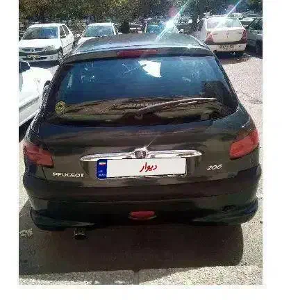 پژو206 ...خودرو یشمی متالیک  میباشد|خودرو سواری و وانت|تهران, بروجردی|دیوار