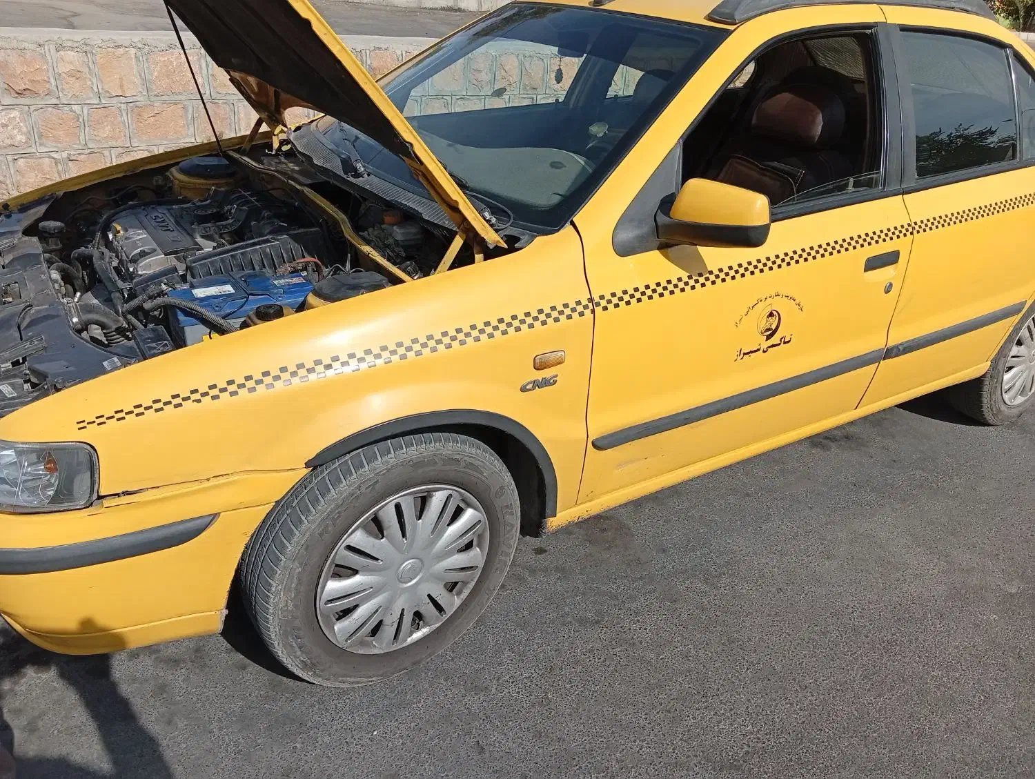 تاکسی سمند|خودرو سواری و وانت|شیراز, قلعه نو|دیوار