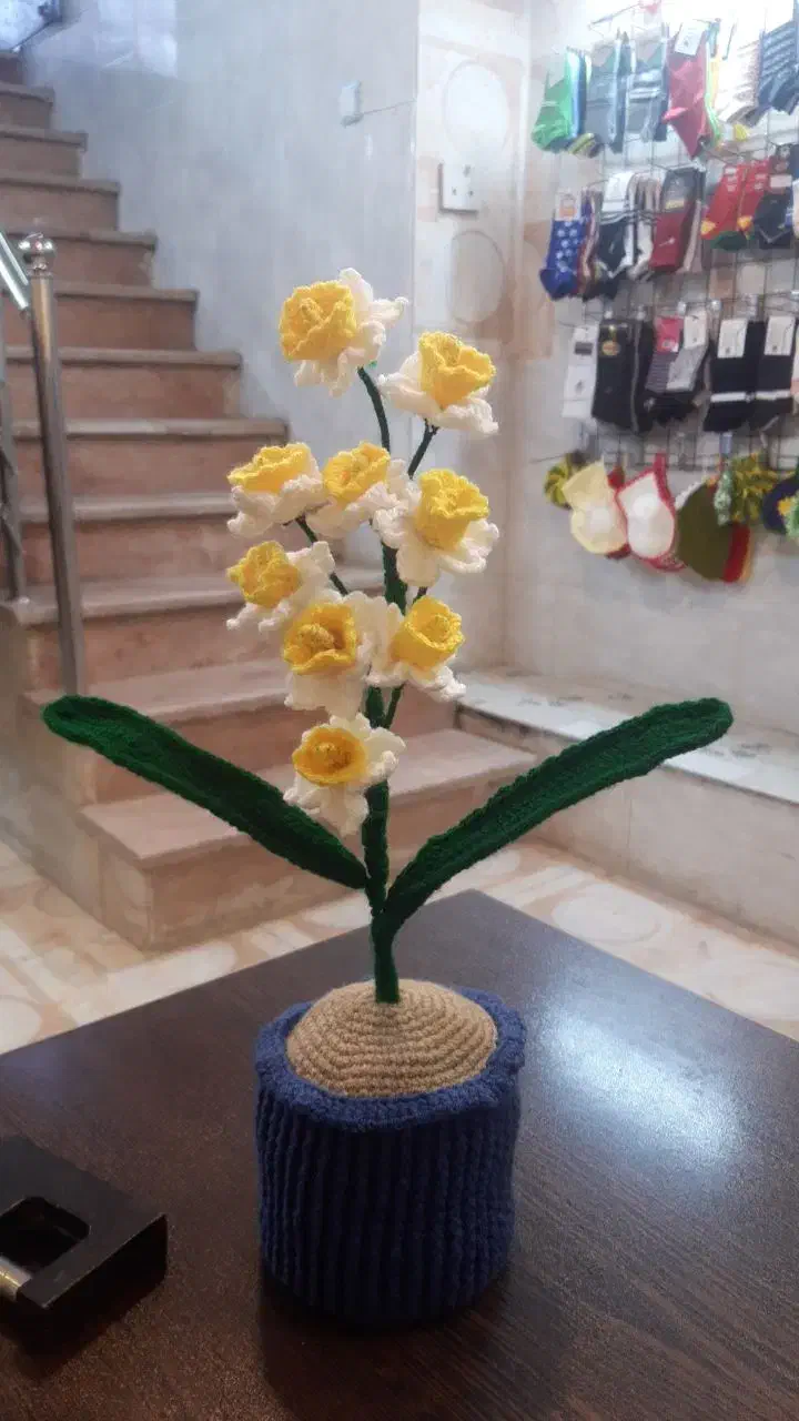 گل اویز بافتنی|گل مصنوعی|شاهرود, |دیوار