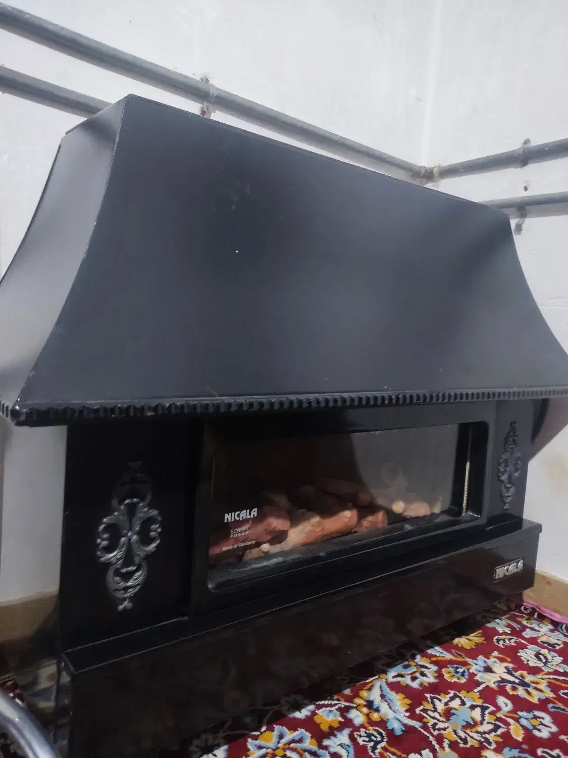 بخاری نیک کالا شومینه|بخاری، هیتر، شومینه|اقلید, |دیوار