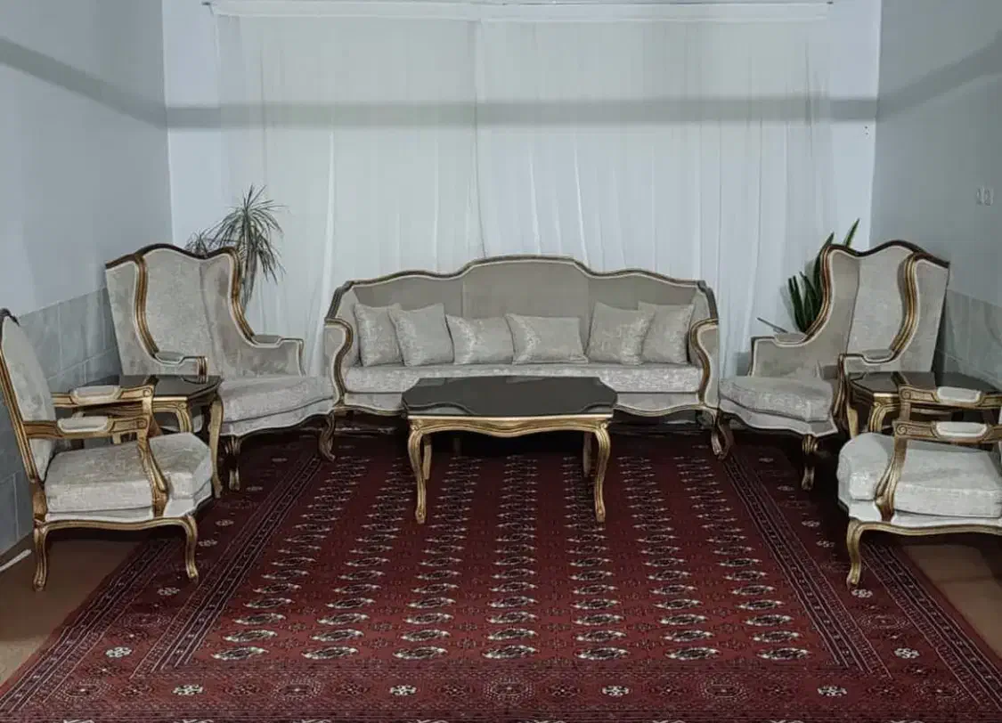 مبل نیمه سلطنتی نو و بدون استفاده|مبلمان خانگی و میز عسلی|گنبد کاووس, |دیوار