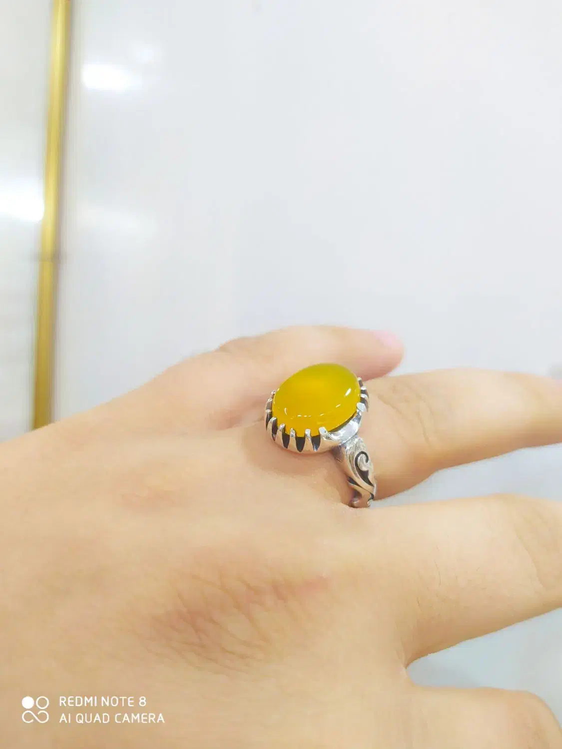 انگشتر نقره مردانه شرف الشمس|جواهرات|علیآباد کتول, |دیوار