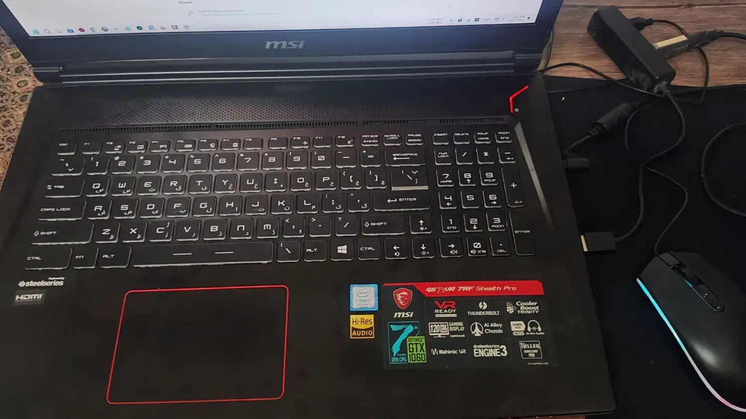 MSI GS73VR 7RF stealth pro|رایانه همراه|سرپل ذهاب, |دیوار