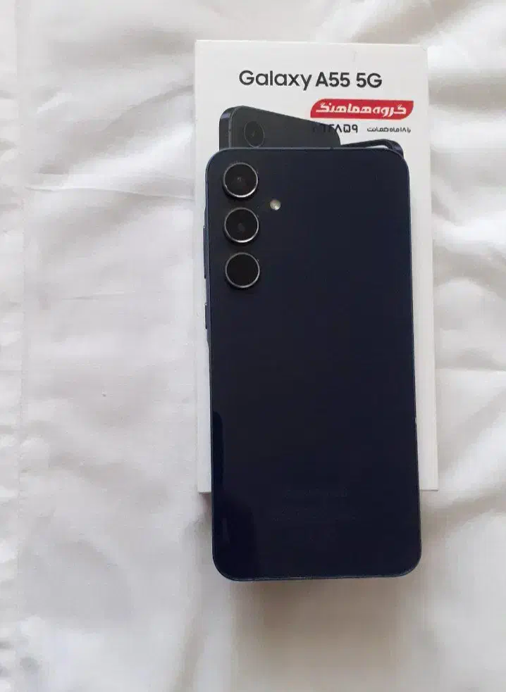 فروش سامسونگ آ۵۵ دو سیم ۱۲۸|موبایل|نمین, |دیوار