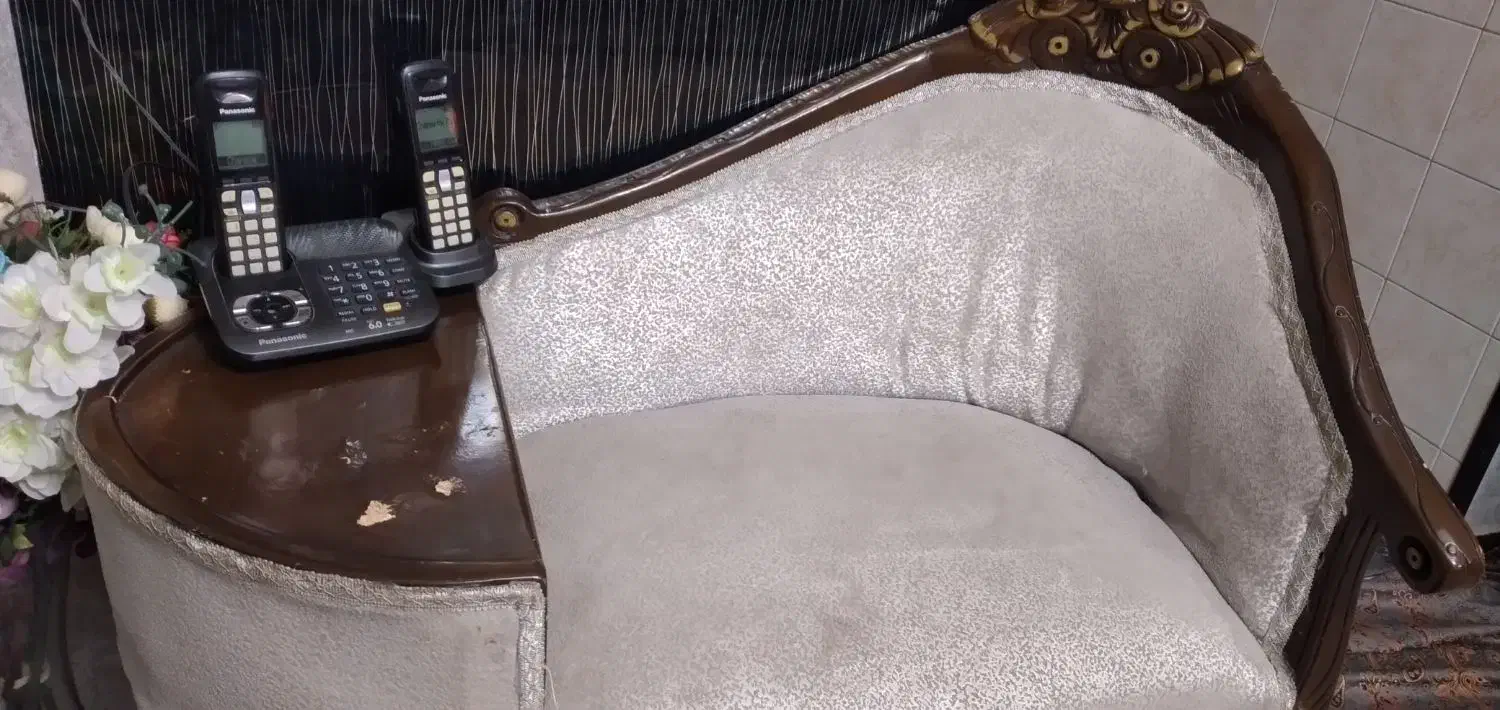 مبل سلطنتی ۹نفره با میز تلفن|مبلمان خانگی و میز عسلی|تهران, فرحزاد|دیوار