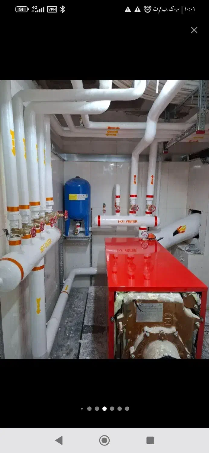 عایق کاری و ورقکاری تاسیسات موتور خانه|خدمات پیشه و مهارت|اصفهان, هزارجریب|دیوار