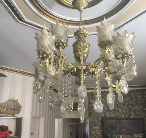 لوستر پذیرایی زیبا|لوستر و چراغ آویز|لنگرود, |دیوار