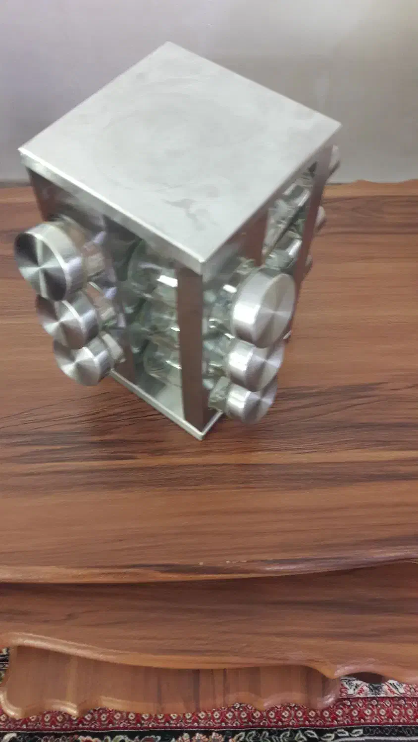 جاادویه استیل چرخشی|آب‌چکان و نظم‌دهنده ظروف|کرمانشاه, |دیوار