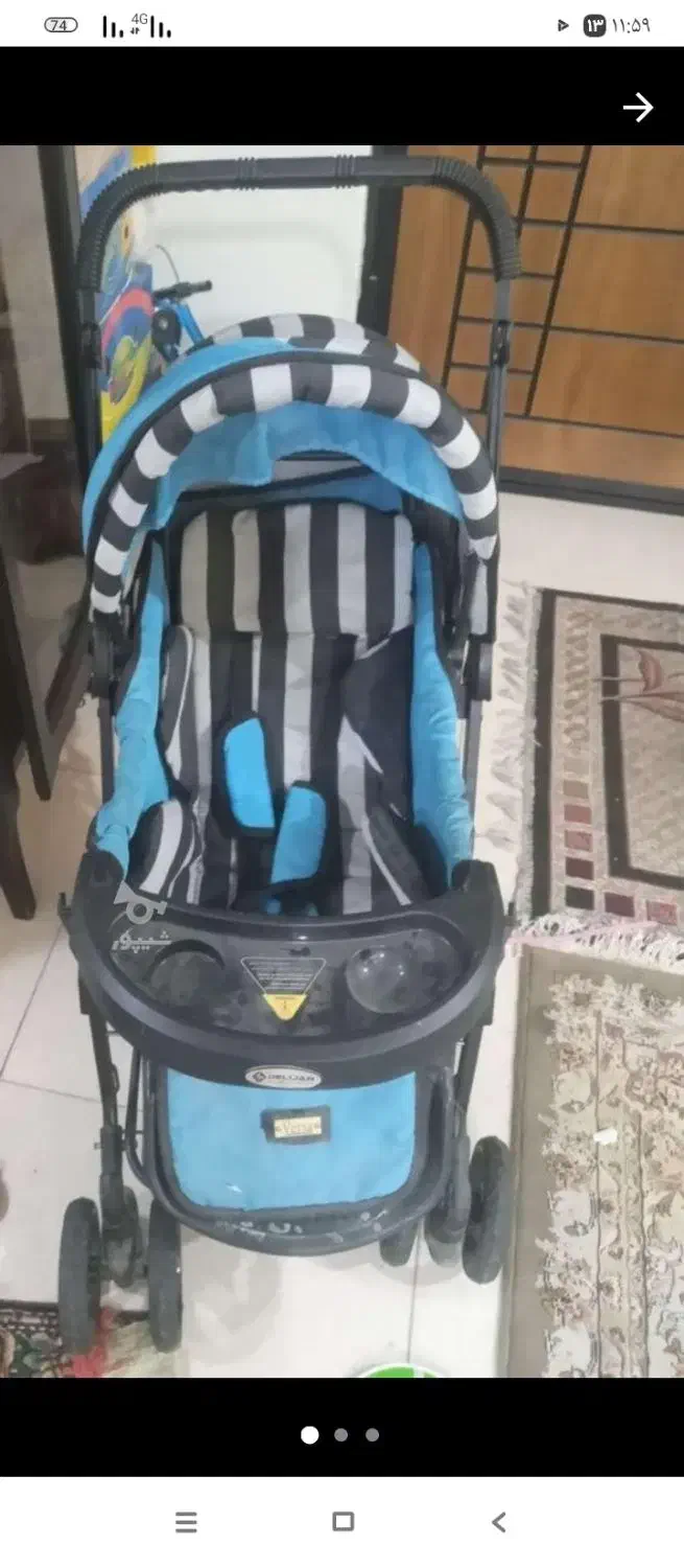 سلام روروک و کالسکه تمیز و در حد نو فروش فوری|کالسکه و لوازم جانبی|بومهن, |دیوار