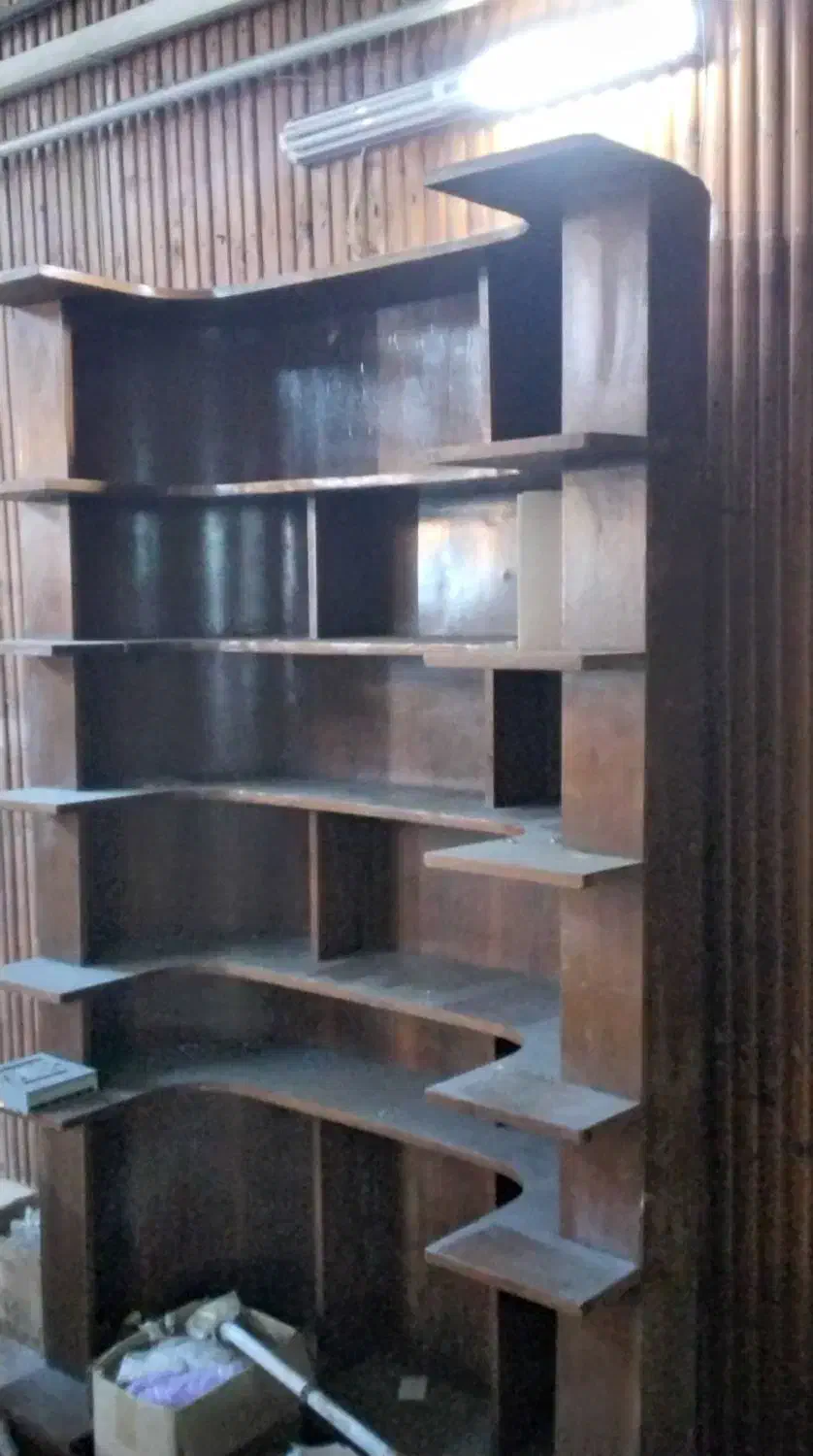 کتابخانه بسیارزیبا ومدور جادار|کتابخانه، شلف، قفسههای دیواری|تنکابن, |دیوار