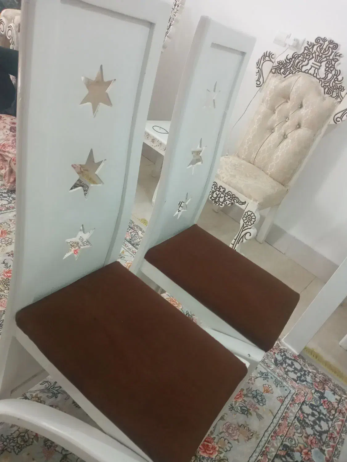 میزغذا خوری۴ نفره|میز و صندلی غذاخوری|اشتهارد, |دیوار