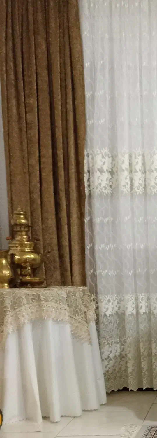 کنار پرده|پرده، رانر، رومیزی|هشتگرد, شهرک آفتاب|دیوار