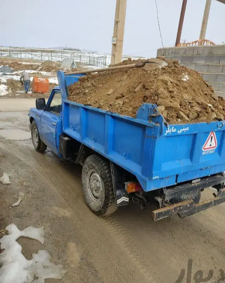 حمل ارنخاله آجر ماسه خاک باغچه نیسان کمپرسی|خدمات حمل و نقل|شیروان (خراسان), |دیوار