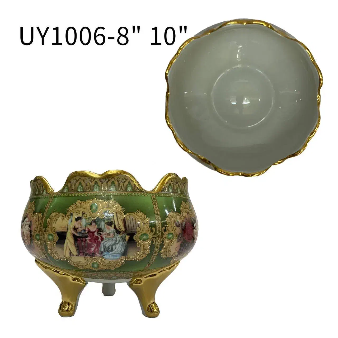 چایخوری سبز فلورانس چینی درجه یک ست پذیرایی|ظروف سرو و پذیرایی|ری, ملک‌آباد|دیوار