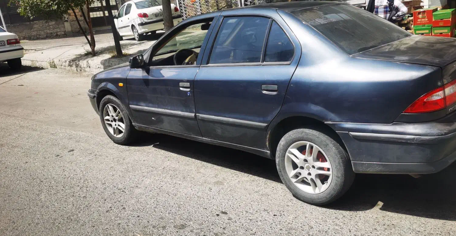 سمند ۹۱ lx آبی متال،فقط معاوضه|خودرو سواری و وانت|مشگین شهر, |دیوار