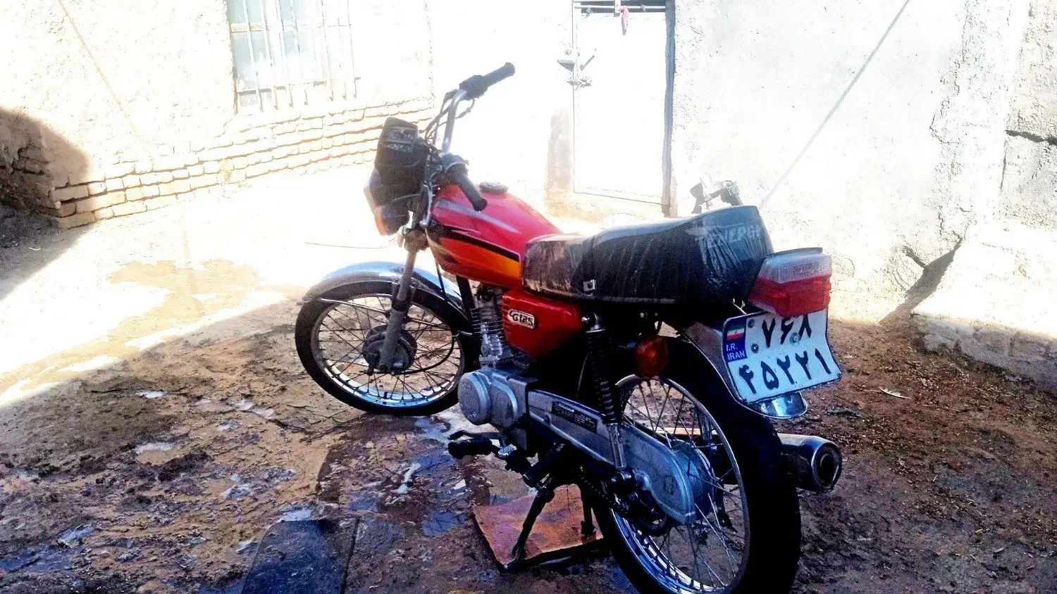 موتور هندا پلاک ملی|موتورسیکلت|رضویه, |دیوار