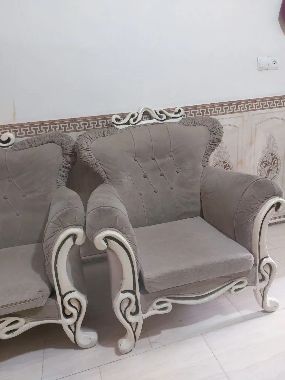 مبل ۷ نفره|مبلمان خانگی و میز عسلی|رباطکریم, شترخوار|دیوار