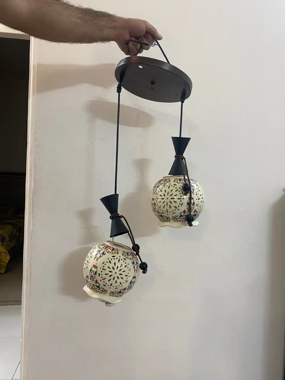 لوستر|لوستر و چراغ آویز|مشهد, شهید فرامرز عباسی|دیوار