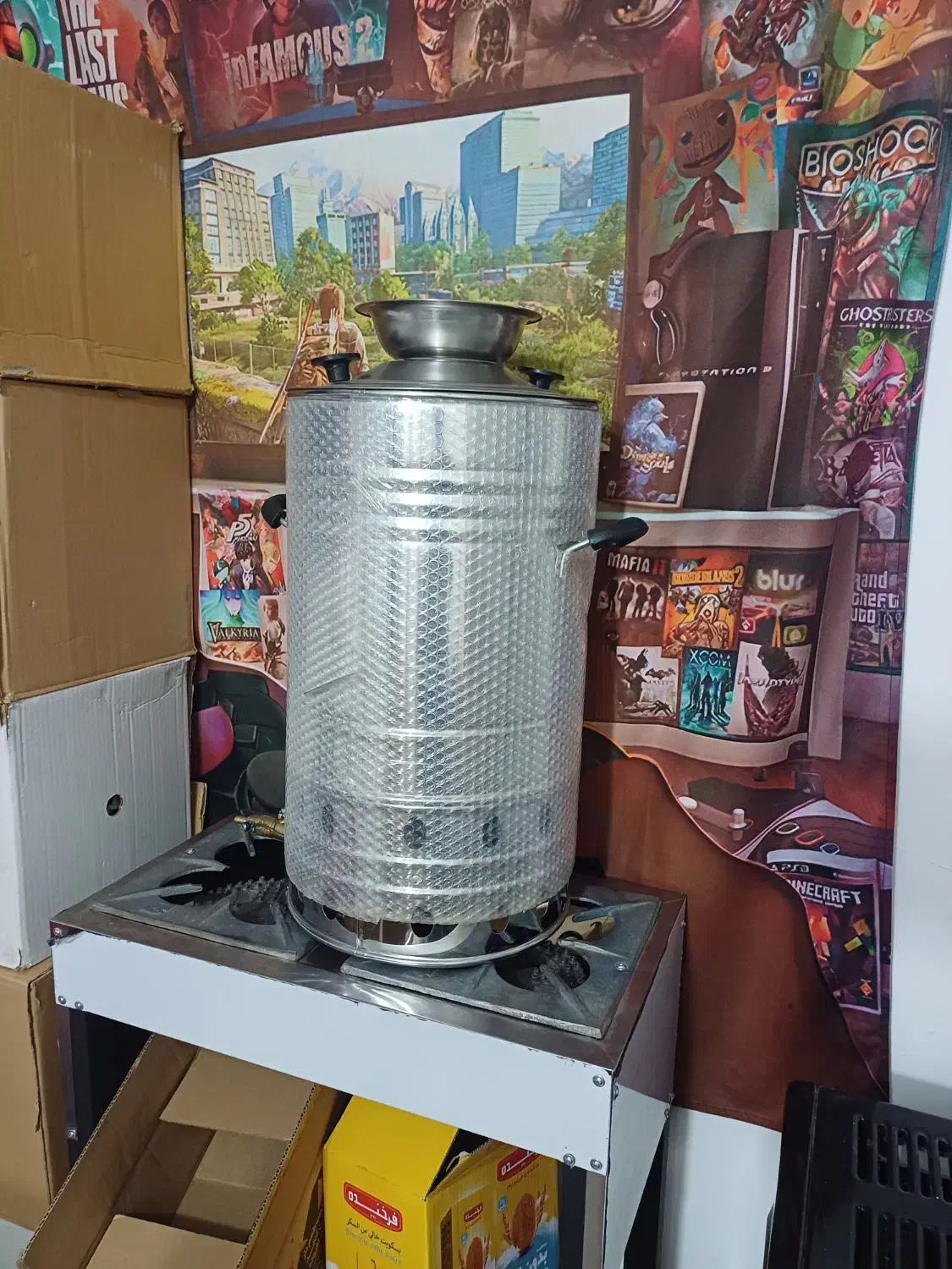 گاز و سماور|سماور، چای‌ساز، قهوه‌ساز|رشت, نیکمرام|دیوار