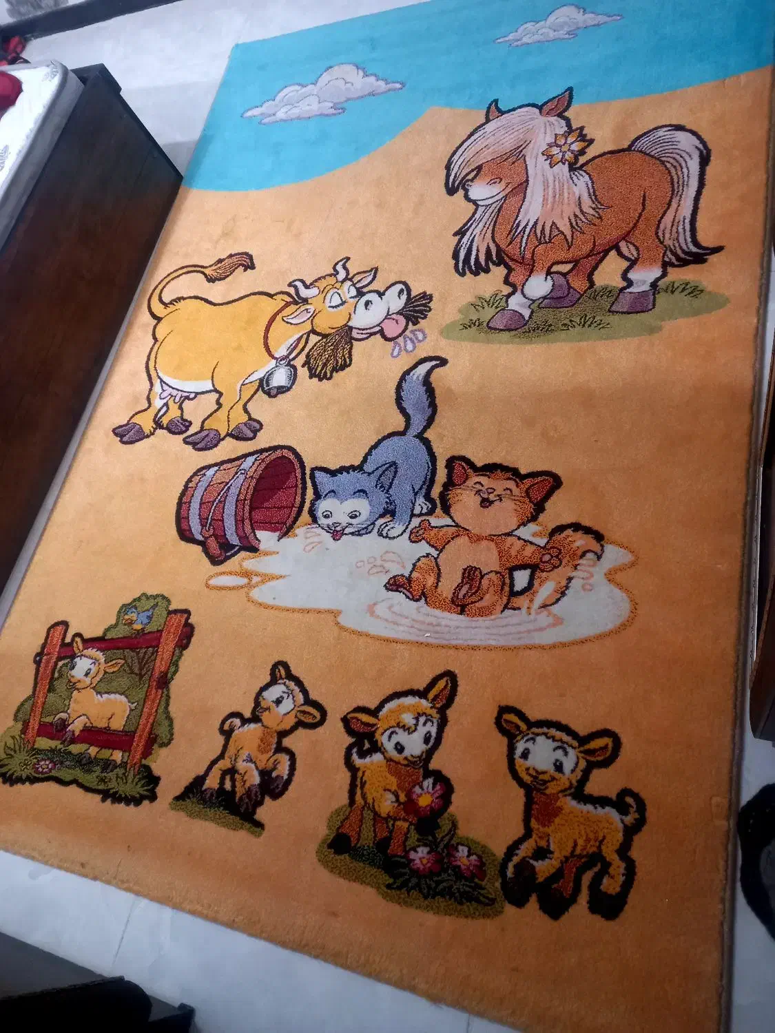 فرش اتاق کودک|فرش|اصفهان, باغ فردوس|دیوار