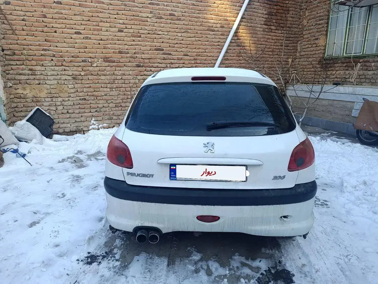 206تیپ2مدل89 موتور tu3|خودرو سواری و وانت|مراغه, |دیوار