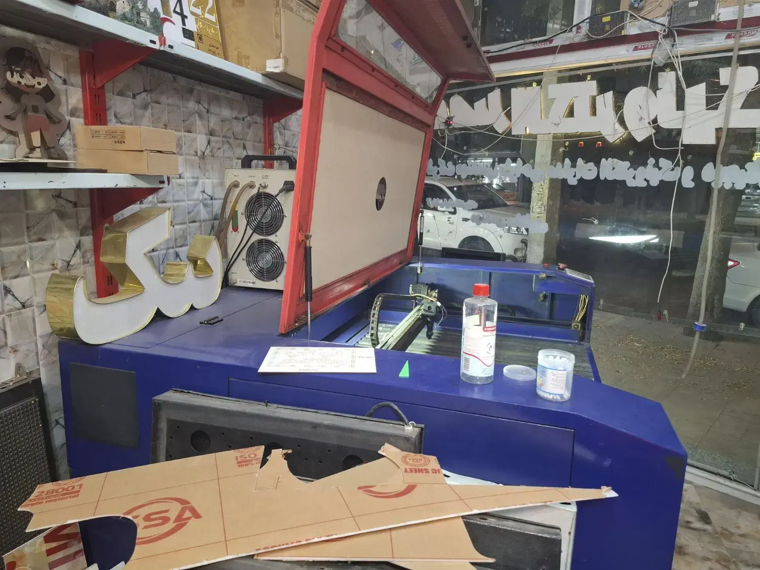 دستگاه برش لیزر روتک وارداتی|ماشینآلات صنعتی|میانه, |دیوار