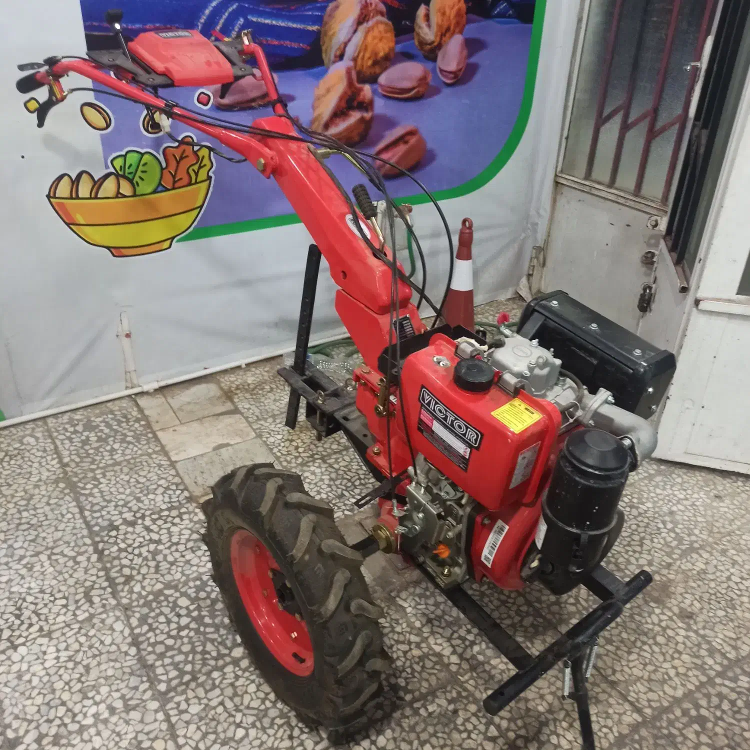 تیلر دستی ویکتور 10اسب موتور کاما|ماشینآلات صنعتی|کرمان, |دیوار