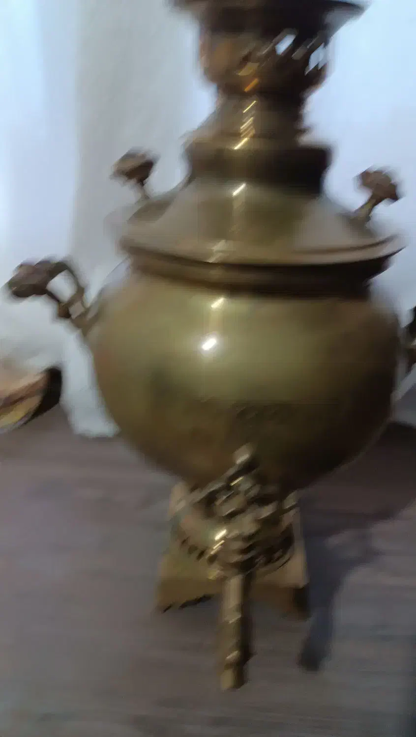 سماور ذغالی قدیمی|کلکسیون اشیاء عتیقه|بجنورد, |دیوار