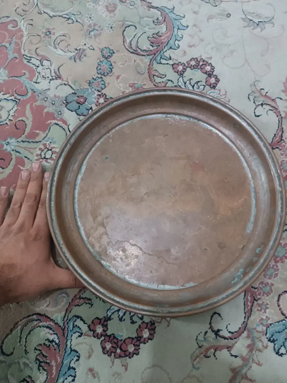 ظرف مسی|کلکسیون اشیاء عتیقه|مشهد, آبکوه|دیوار