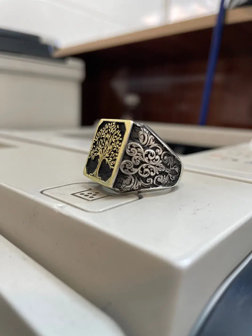 انگشتر نقره دست ساز|بدلیجات|کرمانشاه, |دیوار