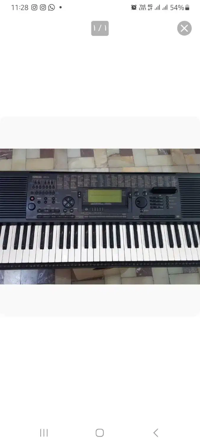 ارگ یاماها pa a3|پیانو، کیبورد، آکاردئون|ساری, |دیوار