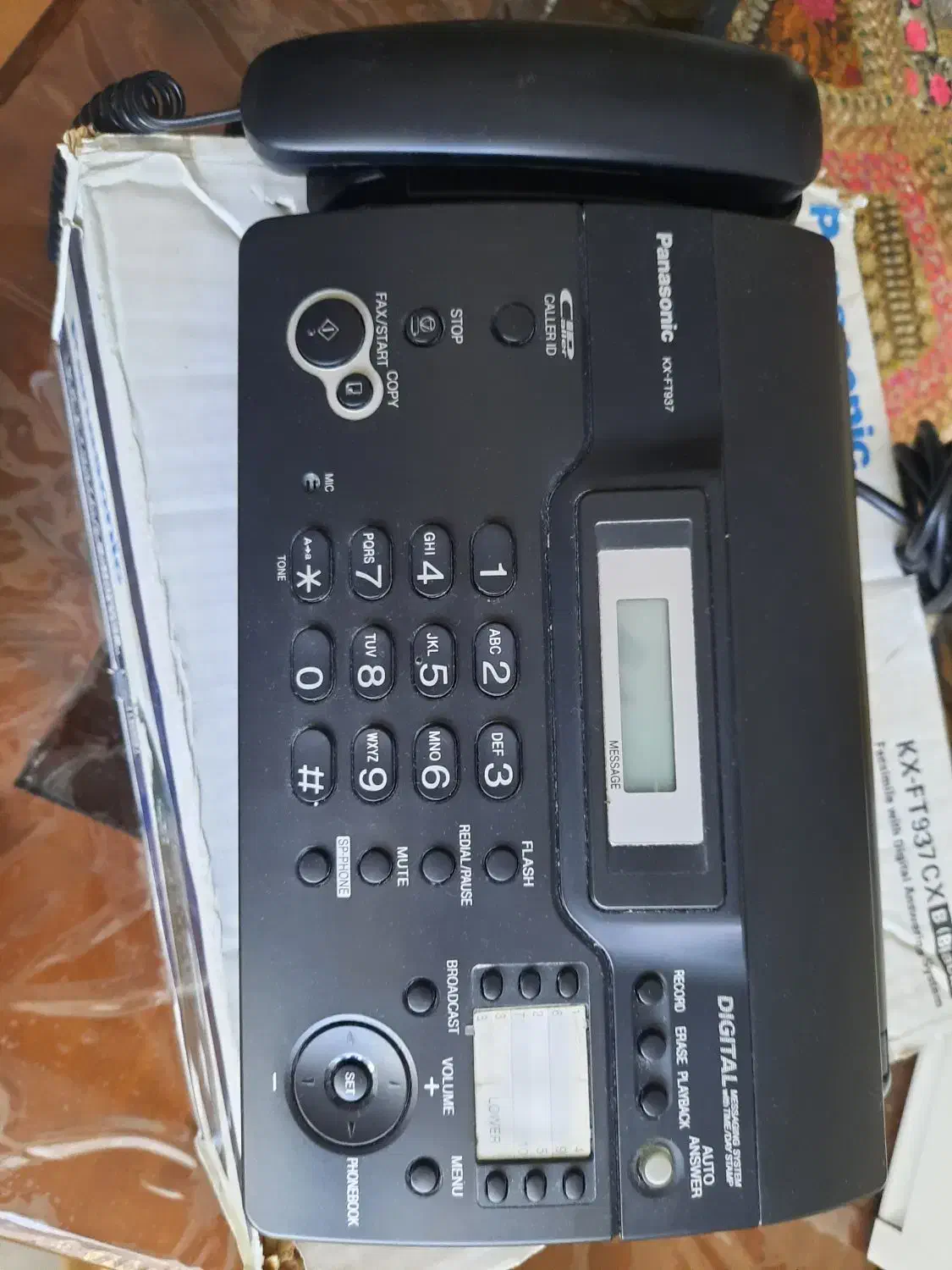 دستگاه تلفن فکس Panasonic|پرینتر، اسکنر، کپی، فکس|تهران, امیرآباد|دیوار