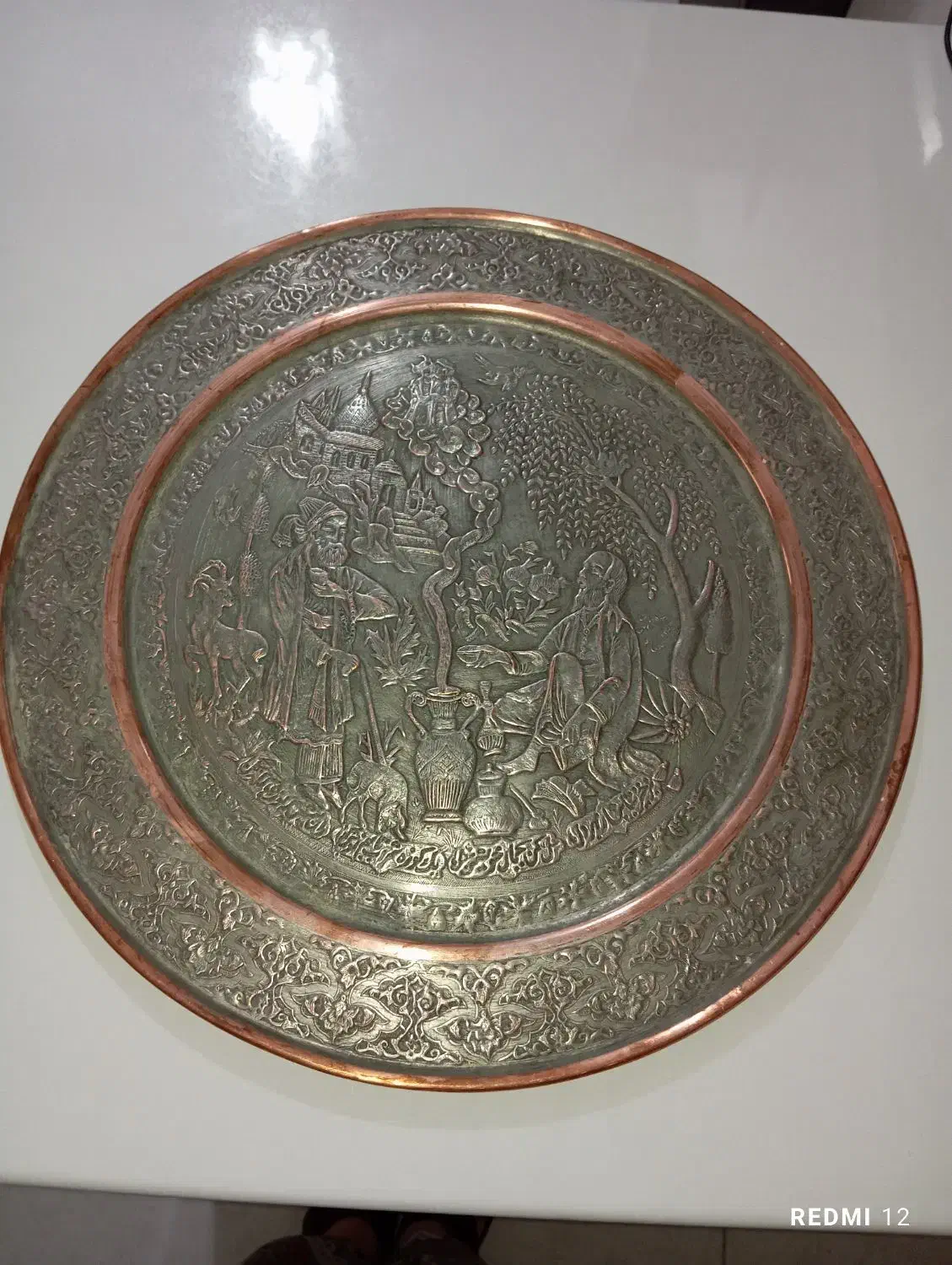 سینی مس|کلکسیون اشیاء عتیقه|تهران, شمس‌آباد|دیوار