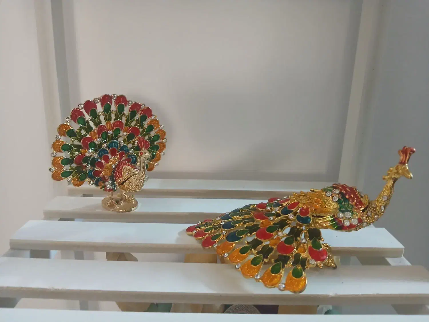 دکوری طاووس|مجسمه، تندیس، ماکت|قم, شهرک شهرداری|دیوار