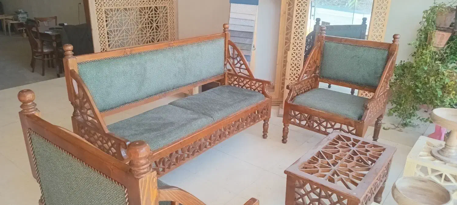 تخت سنتی گره چینی|مبلمان خانگی و میز عسلی|نیشابور, فضل|دیوار