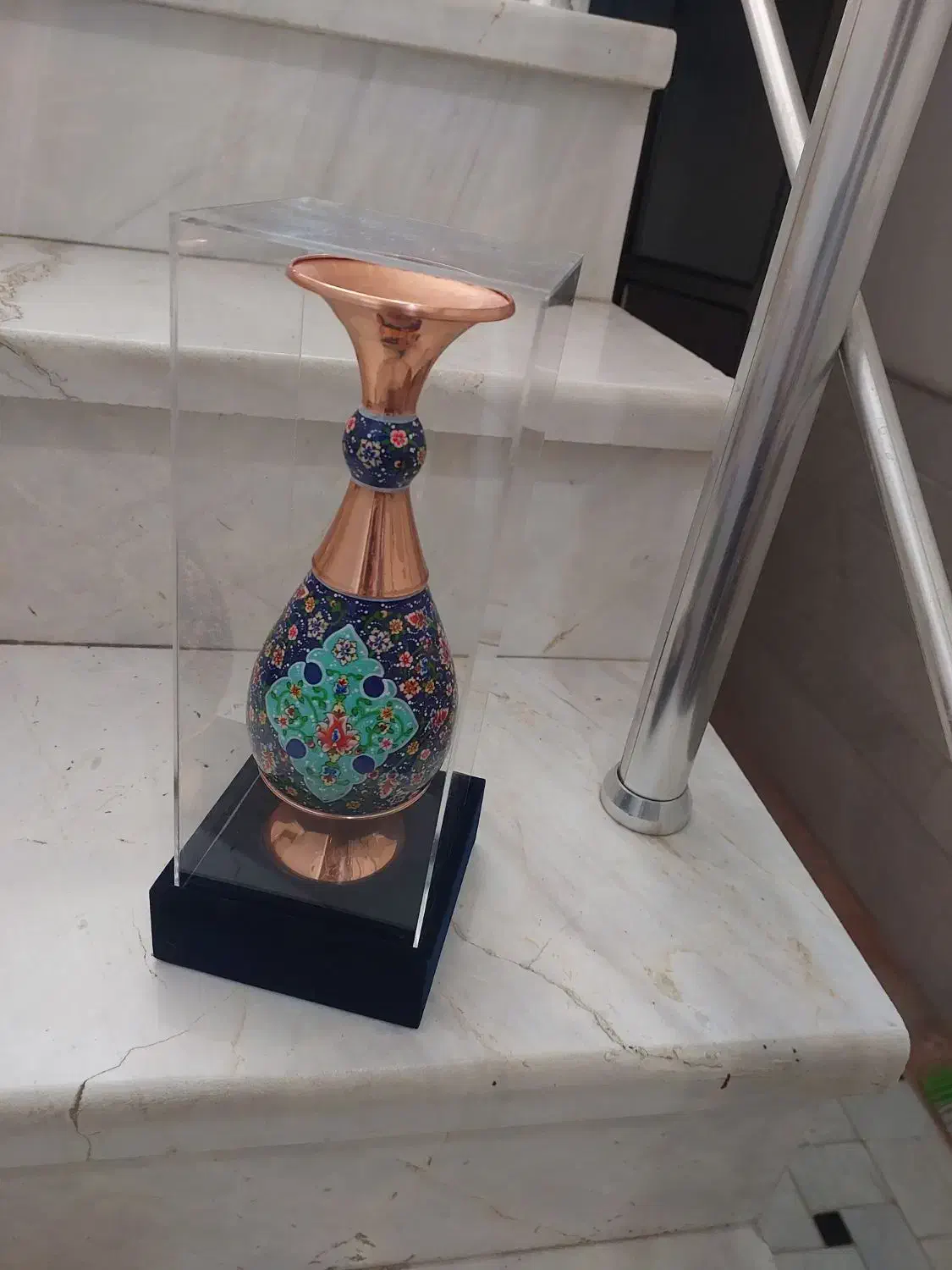 جام فیروزه بسیار زیبا و شیک|صنایع دستی و سایر لوازم تزئینی|قم, انصار‌الحسین|دیوار