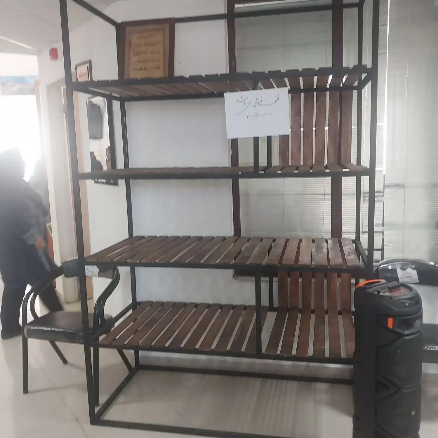 قفسه|کتابخانه، شلف، قفسه‌های دیواری|بیرجند, |دیوار