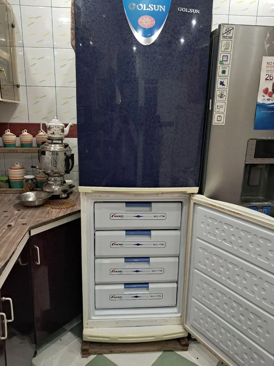 یخچال فریزر دودرب|یخچال و فریزر|جونقان, |دیوار