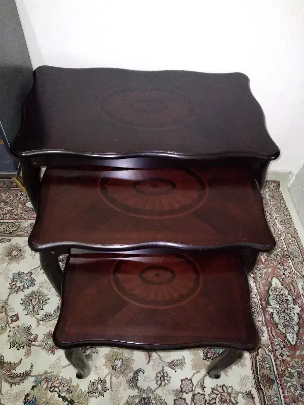 ۳ عدد میز عسلی چوبی|مبلمان خانگی و میز عسلی|قزوین, |دیوار