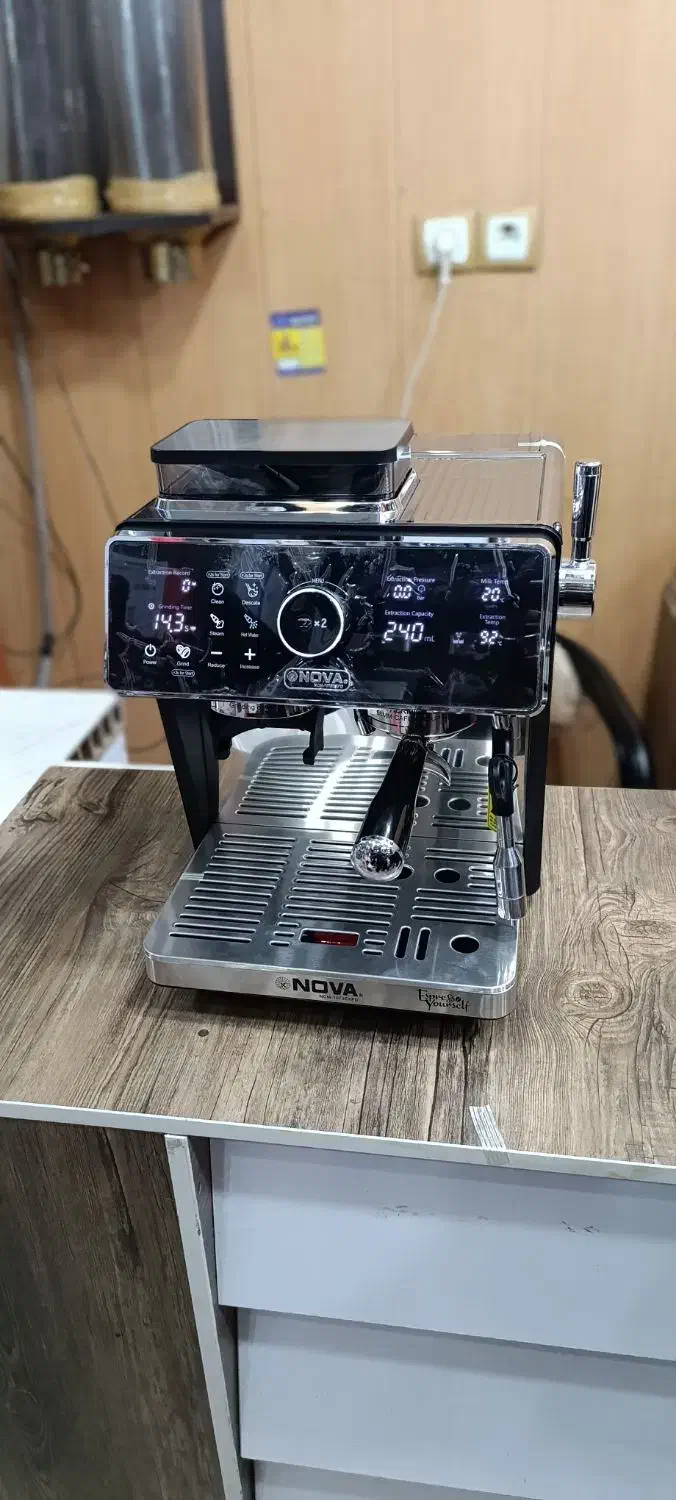 اسپرسوساز فوق حرفهای نوا 1073 دوال بویلر|سماور، چایساز، قهوهساز|اهواز, نادری|دیوار