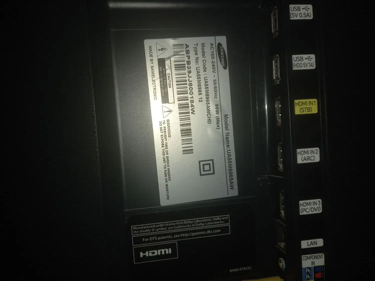 تلوزیون 55 سامسونگ|تلویزیون و پروژکتور|تهران, شهرک ولیعصر جنوبی|دیوار