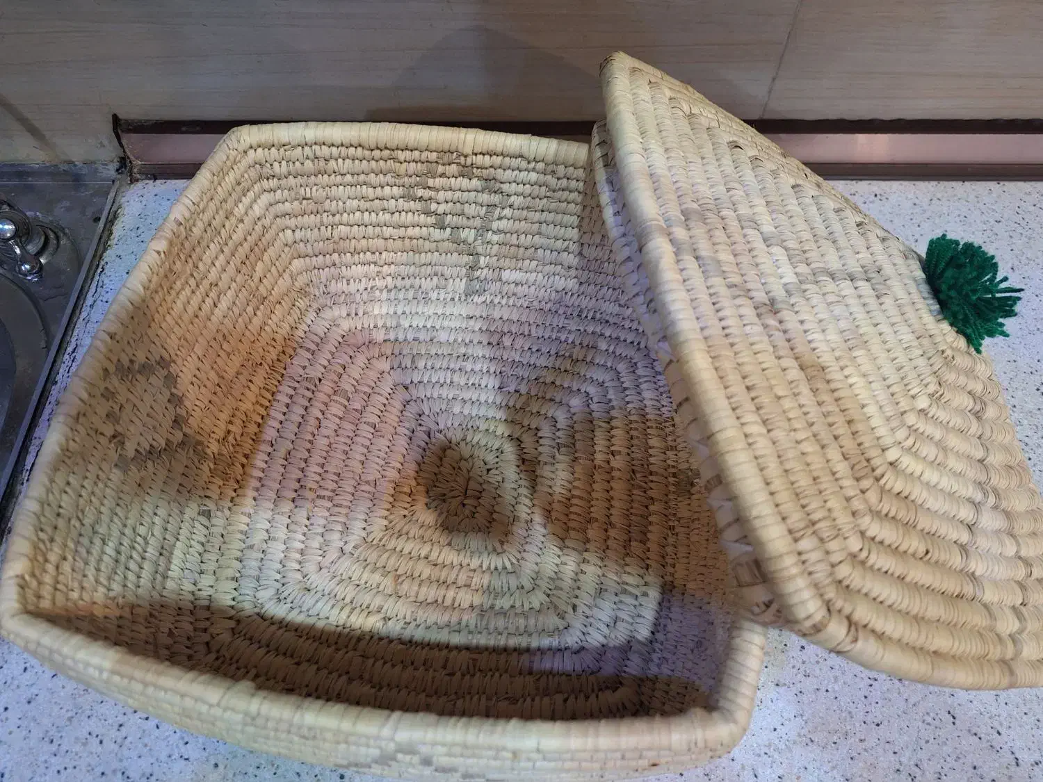 سبد حصیری(کپو) جای نگهداری نان|صنایع دستی و سایر لوازم تزئینی|اهواز, کوی سعدی|دیوار