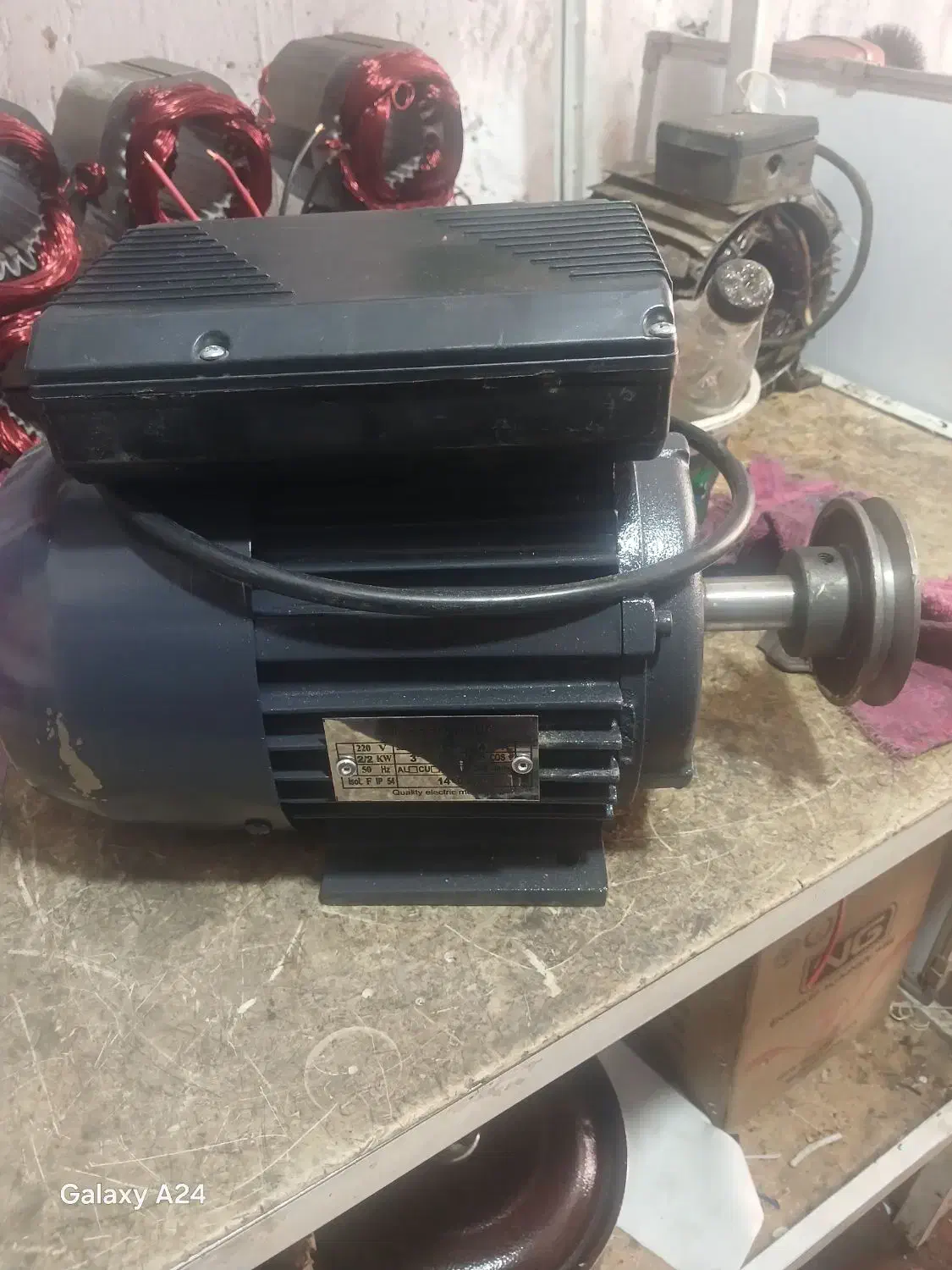 دینام و الکتروموتور پمپ باد ۳ اسب|ماشینآلات صنعتی|اصفهان, گرکان|دیوار