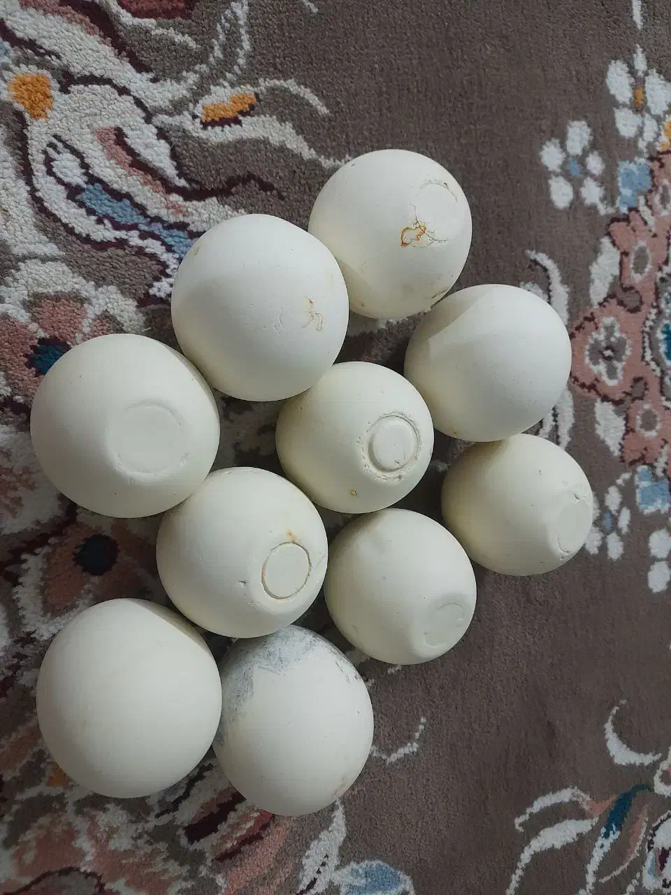 ده عدد سنگ الماس  سفید|کلکسیون اشیاء عتیقه|کوهپایه, |دیوار