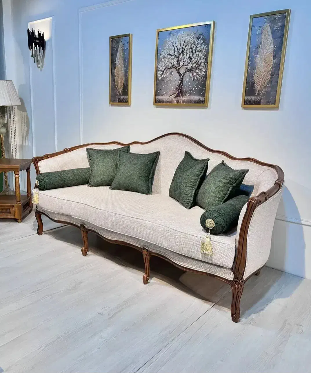 تمام چوب راش مبل کد۱۰۲ با چستر|مبلمان خانگی و میز عسلی|مشهد, گرجی علیا|دیوار