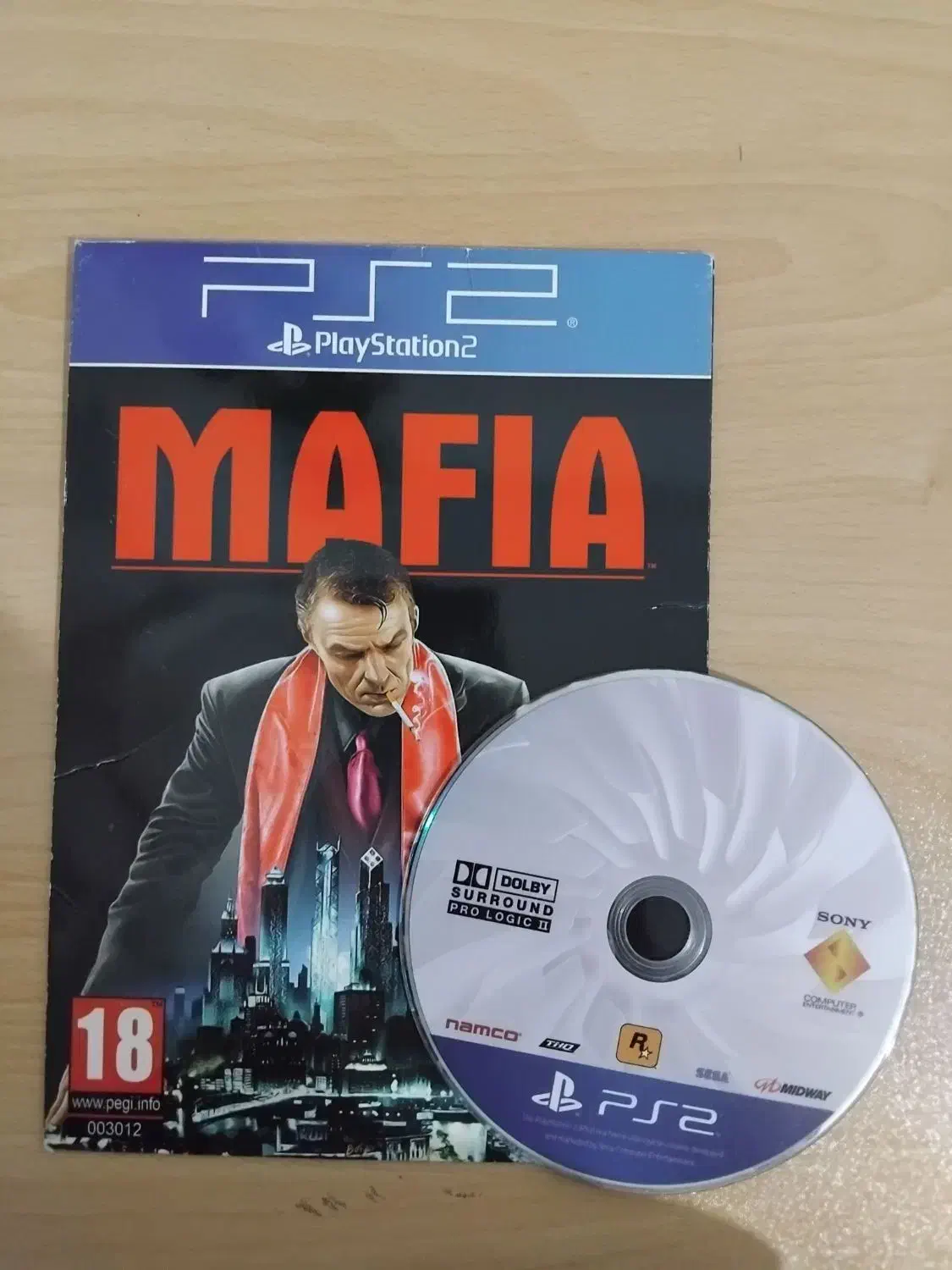 سی دی بازی مافیا(MAFIA)،فقط قابل استفاده در PS2|کنسول، بازی ویدئویی و آنلاین|ساری, |دیوار