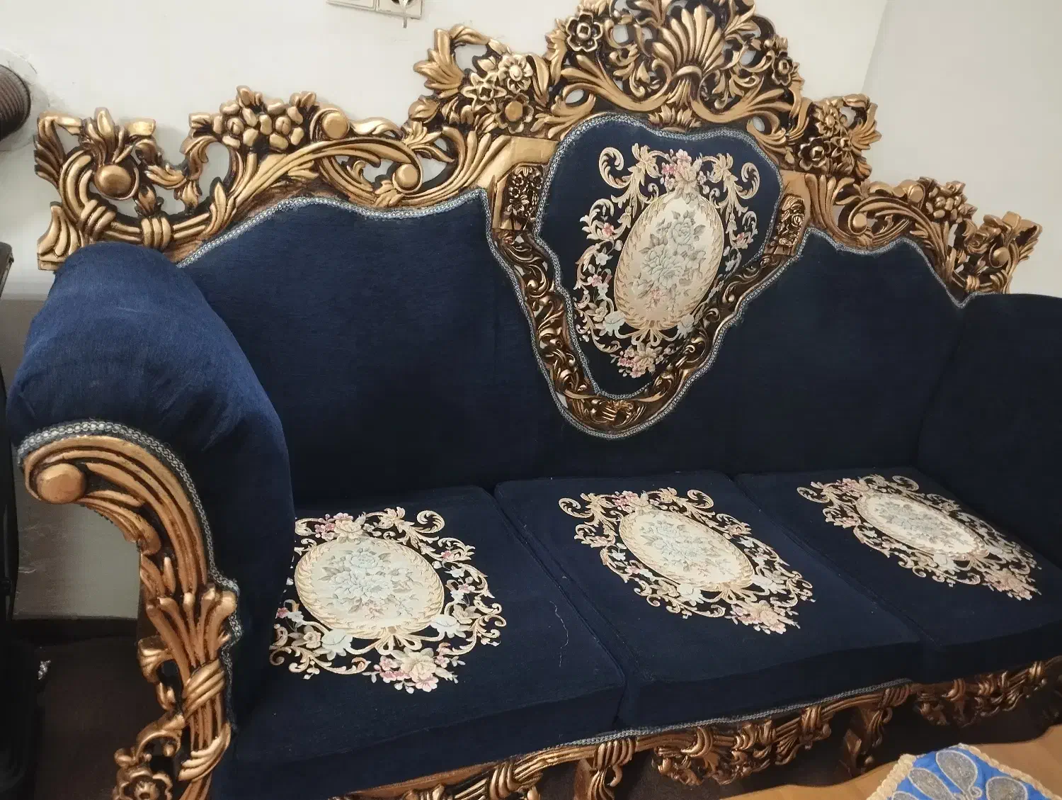 مبل ۷نفره چوب راش|مبلمان خانگی و میز عسلی|خوی, |دیوار