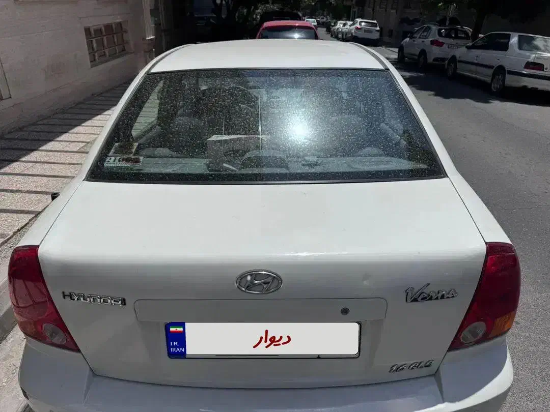 ورنا ۸۹ موتور ۱۶۰۰ بی رنگ|خودرو سواری و وانت|تهران, درختی|دیوار