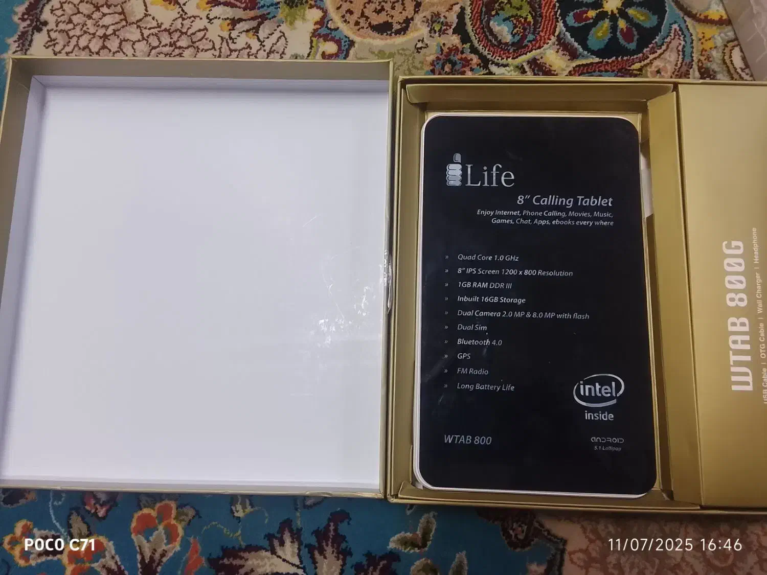 تبلت ILife مدل WTab800|تبلت|سراوان, |دیوار